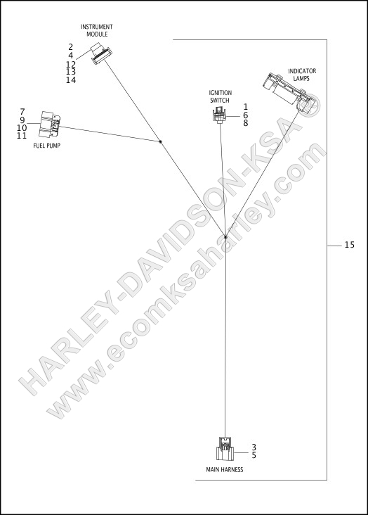 WIRING HARNESS, CONSOLE 